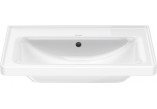 Wall-hung washbasin/vanity Duravit D-Neo, 65x48cm, z overflow, without tap hole, white