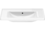 Wall-hung washbasin/vanity Duravit D-Neo, 80x48cm, z overflow, without tap hole, white