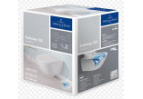 Combi-Pack Villeroy&Boch Subway 3.0 bowl wc 56x37cm, bez kołnierza with soft-close WC seat, Weiss Alpin, with coating CeramicPlus
