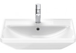 Wall-hung washbasin Duravit D-Neo, 60x44cm, z overflow, battery hole, white