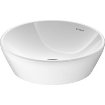 Countertop washbasin Duravit D-Neo, 60x43,5cm, without overflow, without tap hole, white