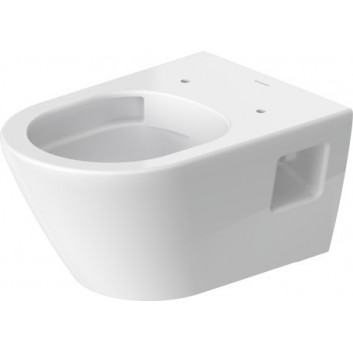 Bowl toilette hanging Duravit D-Neo Rimless, 54x37cm, bez rantu spłukującego, 4,5 l, UWL klasa 1, white