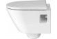 Bowl toilette hanging Duravit D-Neo Rimless, 54x37cm, bez rantu spłukującego, 4,5 l, UWL klasa 1, white