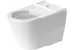 Bowl toilette standing Duravit D-Neo Rimless, 58x37cm, drain poziomy, bez rantu spłukującego, 4,5 l, UWL klasa 1, white