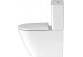 Bowl toilette standing Duravit D-Neo Rimless, 58x37cm, drain poziomy, bez rantu spłukującego, 4,5 l, UWL klasa 1, white