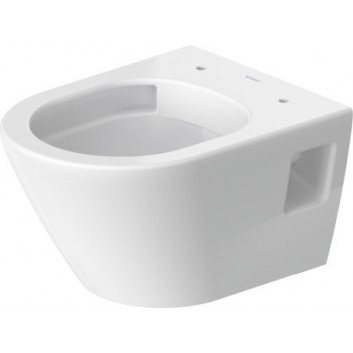 Bowl toilette hanging Duravit D-Neo Rimless, 54x37cm, bez rantu spłukującego, 4,5 l, UWL klasa 1, white