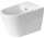 Back to wall bidet Duravit D-Neo, 65x37cm, z overflow, battery hole white