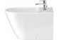 Wall hung bidet Duravit D-Neo Rimless, 54x37cm, z overflow, battery hole white