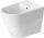 Back to wall bidet wallmounting Duravit D-Neo, 58x37cm, z overflow, battery hole white