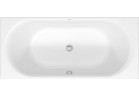 Bathtub rectangular Duravit D-Neo, 180x80cm, acrylic, 2 oparcia ukośne, white
