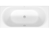 Bathtub rectangular Duravit D-Neo, 180x80cm, acrylic, 1 back ukośnie, white