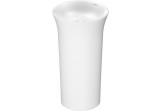 Washbasin freestanding Duravit White Tulip, 500x900mm, round, without overflow, podłączenie do podłogi, white