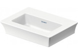 Wall-hung washbasin/vanity Duravit White Tulip, 45x33cm, without overflow, battery hole, white