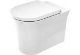 Bowl toilette standing Duravit White Tulip Rimless, 58x37cm, bez rantu spłukującego, drain poziomy, white