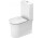 Close-coupled wc WC Duravit White Tulip Rimless, 65x37cm, bez rantu spłukującego, 4,5 l, UWL klasa 1, white