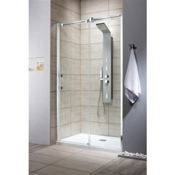 Door shower Radaway Nes KDS II 120, left, 1200x2000mm, silver profil