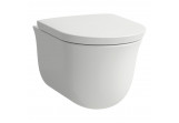 Bowl WC wall-hung Laufen The New Classic, 53x27cm, rimless, bez rantu spłukującego, white