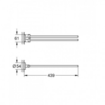 Grohe Rainshower kolano przyłączeniowe 1/2, brushed warm sunset