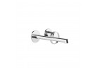 Washbasin faucet Gessi Anello, concealed, 2-hole, długa spout, Warm Bronze Brushed PVD