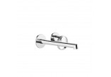 Washbasin faucet Gessi Anello, concealed, 2-hole, długa spout, Warm Bronze Brushed PVD