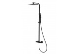 Shower shower column Corsan Ango, with thermostat, black