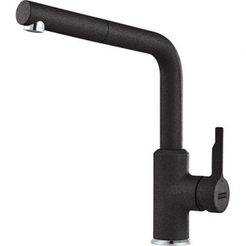 Kitchen faucet Franke Urban, height 294mm, wyciągana i obracana spout, Fragranit+, onyx