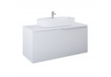 Cabinet vanity Elita Glam, 120cm, 1S + 1S, 2 szuflady, white mat