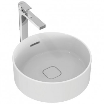 Countertop washbasin Ideal Standard Strada II, round, 38cm, overflow, white