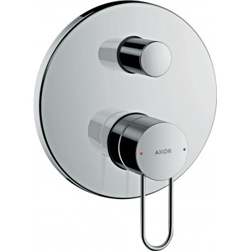 Mixer shower Axor Uno, concealed, holder pętlowy, switch automatyczny, zintegrowane zabezpieczenie EN1717, chrome