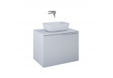 Cabinet vanity Elita Glam, 70cm, 1S + 1S, 2 szuflady, stone matt