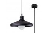 Lampa hanging Sollux Ligthing Mare 1, 25cm, E27 1x60W, black
