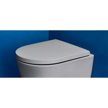 Seat WC Laufen Kartell by Laufen, with soft closing, zdejmowalna, round, white