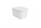 Bowl WC hanging Roca Inspira Rimless Compacto 37x48 cm, white mat