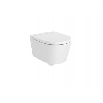 Bowl WC hanging Roca Inspira Rimless Compacto 37x48 cm white - sanitbuy.pl