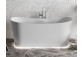 Bathtub freestanding Novellini Ship, 150x70cm, konglomeratowa, white mat