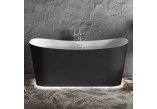 Bathtub freestanding Novellini Ship, 150x70cm, konglomeratowa, white mat