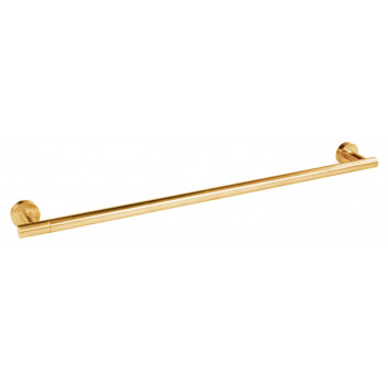 Towel rail Tres Max-Tres, 480mm, wall mounted, 24-K gold matowe