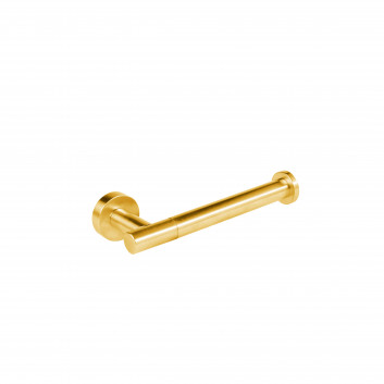 Toilet paper holder Tres Max-Tres, wall mounted, without cover, 24-K gold matowe