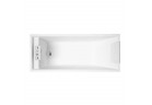 Bathtub rectangular with hydromassage Novellini Sense 4 Plus, 170x70cm, frame, z armaturą, without enclosure, white shine