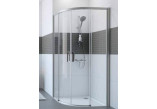 door sliding huppe aura elegance , 900 x 900 mm, glass silver mat , transparent- sanitbuy.pl