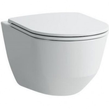 Bowl WC Laufen Pro hanging, 36 x 49 cm, white, Rimless 