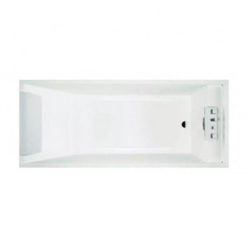 Corner bathtub with hydromassage Novellini Divina Dual Natural Air, 190x140cm, montaż lewy, with frame, mixer z funkcją napełniana przez overflow, cascade spout, without enclosure, white mat