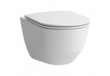 Set Wall-hung WC WC with soft-close WC seat i taśmą izolacyjną Laufen Pro A, 53x36cm, Rimless, white