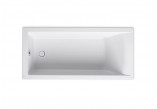Bathtub rectangular Roca Savai Slim Rim, 170x75cm, acrylic, white