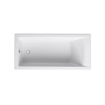 Bathtub rectangular Roca Savai Slim Rim, 170x75cm, acrylic, white