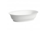 Countertop washbasin Laufen The New Classic, 55x38cm, without overflow, oval, powłoka LCC, white