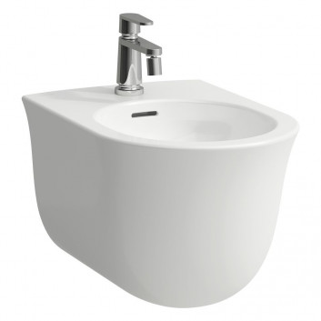 Bidet under-countertop Laufen The New Classic, 53x37cm, overflow, battery hole, white