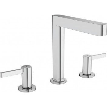 Washbasin faucet Hansgrohe Finoris, standing, single lever, height 182mm, set drain, chrome