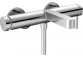 Bath tap Hansgrohe Finoris, wall mounted, single lever, 2 wyjścia wody, chrome