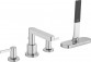 4-hole bath mixer Hansgrohe Finoris, montaż on the rim of the tub, sBox, 2 wyjścia wody, chrome